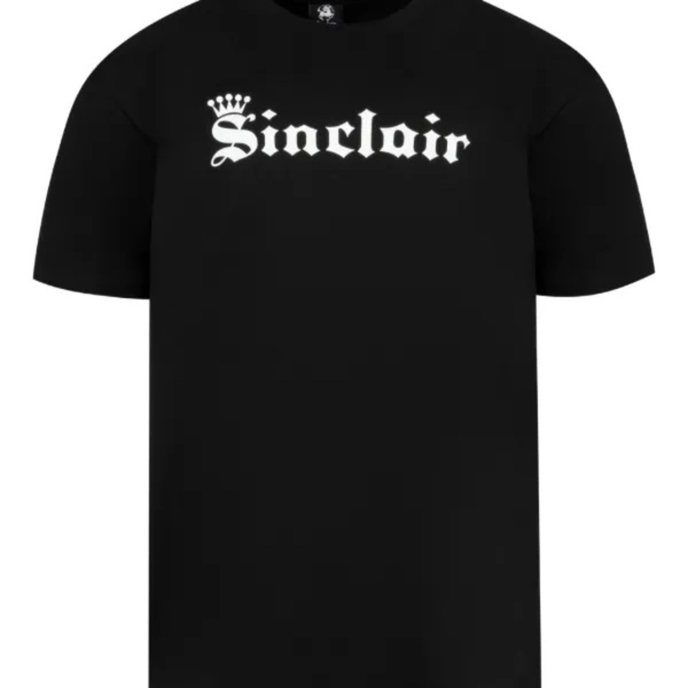 Sinclair Crown Old English Black Men's T-Shirt